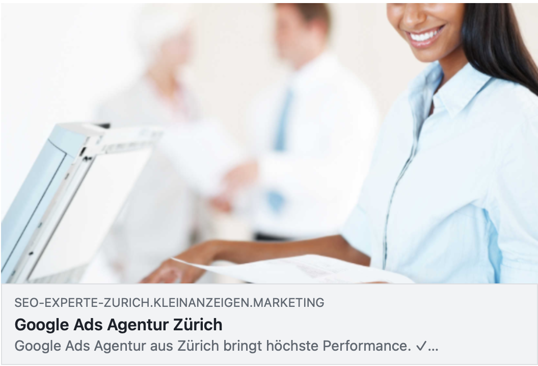Google Ads Agentur Zürich: Google Ads erstellen & Werben